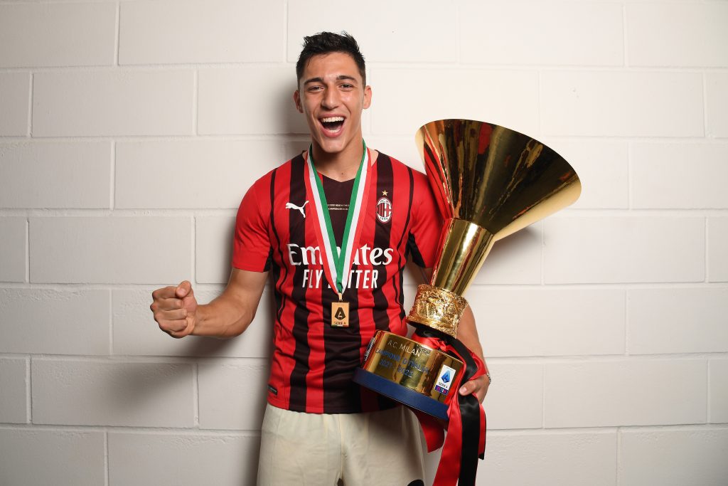 Marko Lazetic, attaccante serbo del Milan (getty images)