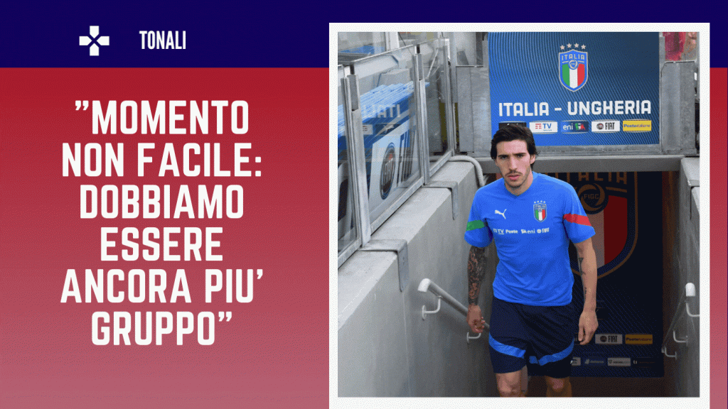 Sandro Tonali, centrocampista del Milan e dell'Italia (getty images)