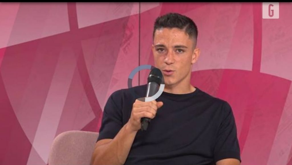 Raspadori: "Juventus? Bisogna essere ambiziosi. Su Dybala..." | VIDEO (screen gazzetta.it)