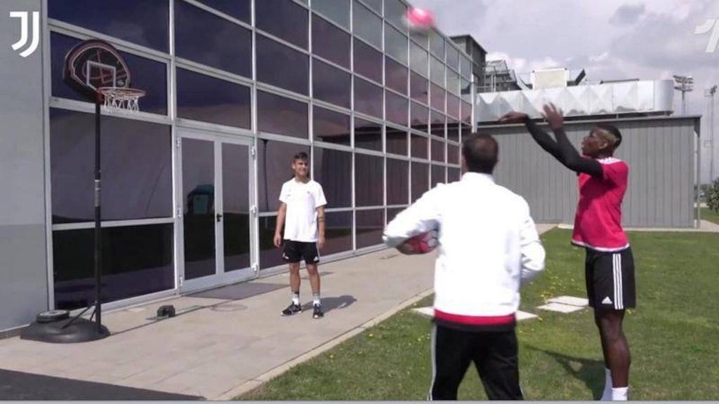 Pogba Dybala Juventus basket