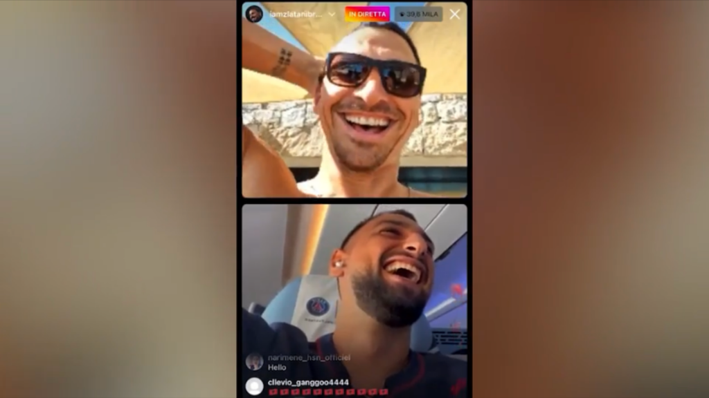 Zlatan Ibrahimovic Gianluigi Donnarumma