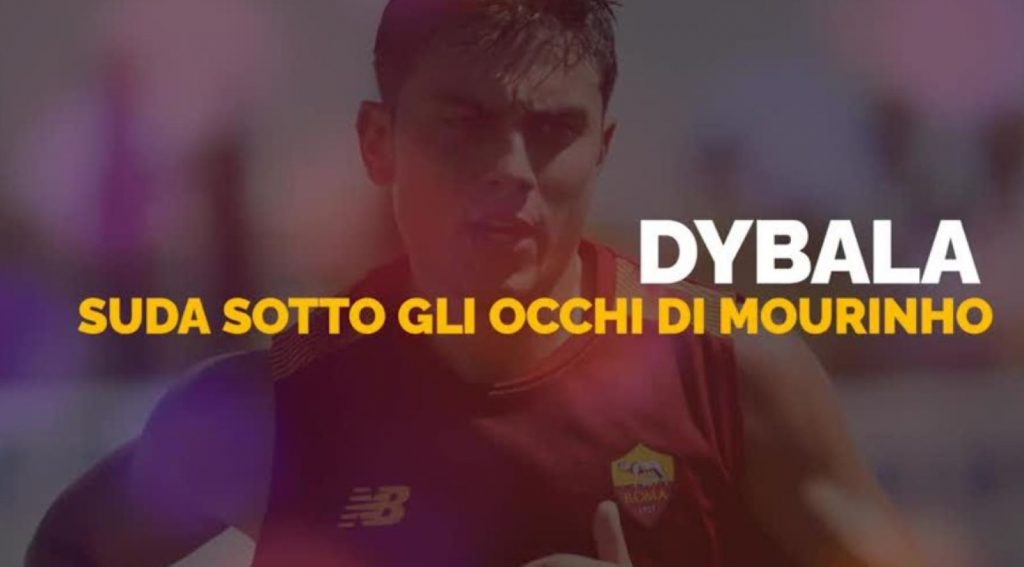 Dybala, primo allenamento con la Roma
