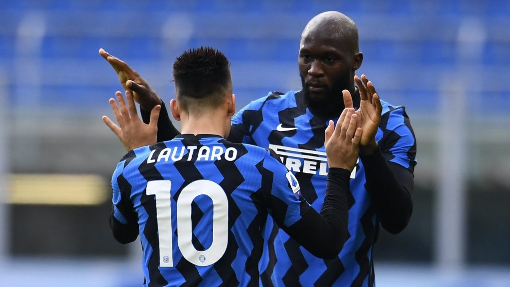 Lautaro Martínez Romelu Lukaku Inter