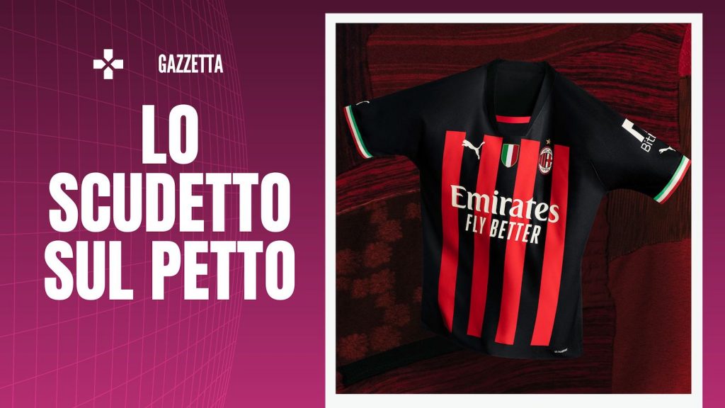 Nuova prima maglia AC Milan 2022-2023
