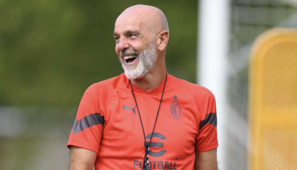Stefano Pioli AC Milan allenamento Milanello