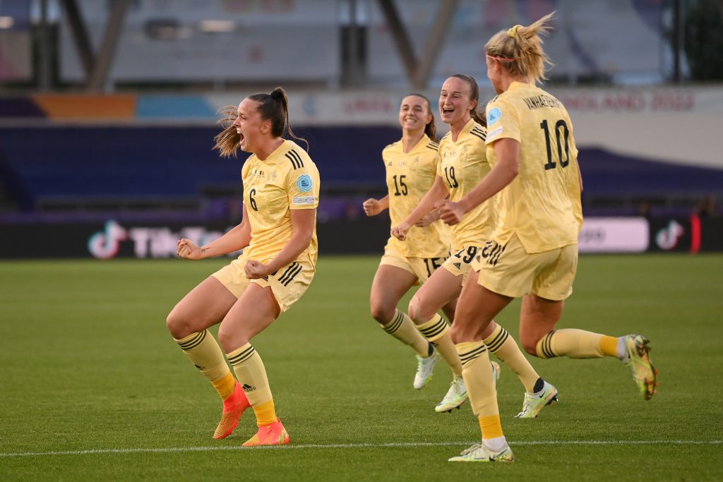 Tine De Caigny, decisiva in Italia-Belgio 0-1 agli Europei femminili