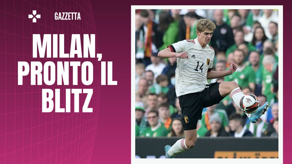 Charles De Ketelaere, calciatore che piace al Milan (getty images)