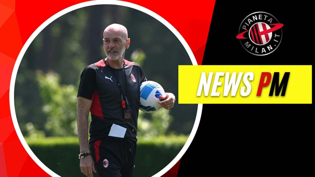 Raduno AC Milan allenamento Milanello Pioli