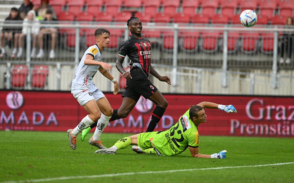 Rafael Leao AC Milan amichevole Wolfsberger-Milan 0-5