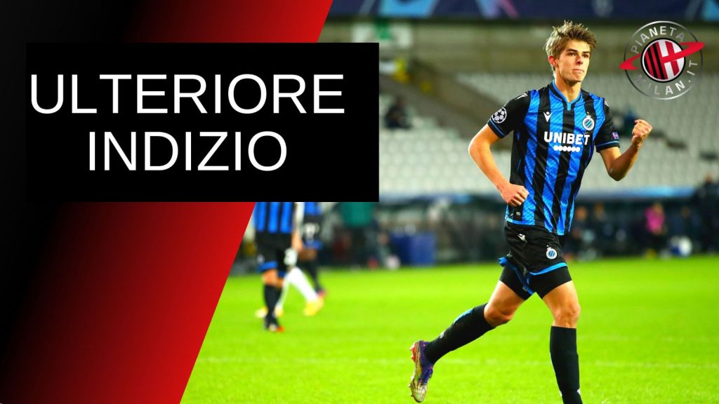 Charles De Ketelaere in panchina nella Supercoppa di Belgio Brugge-Gent