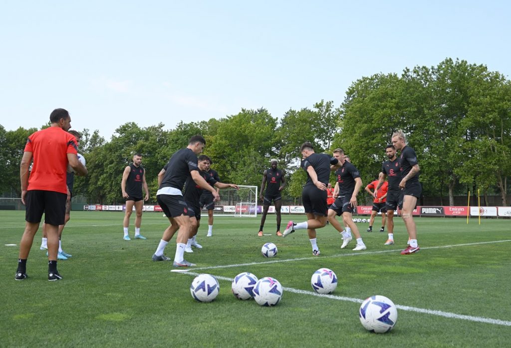 Allenamento Milan 11 luglio 2022