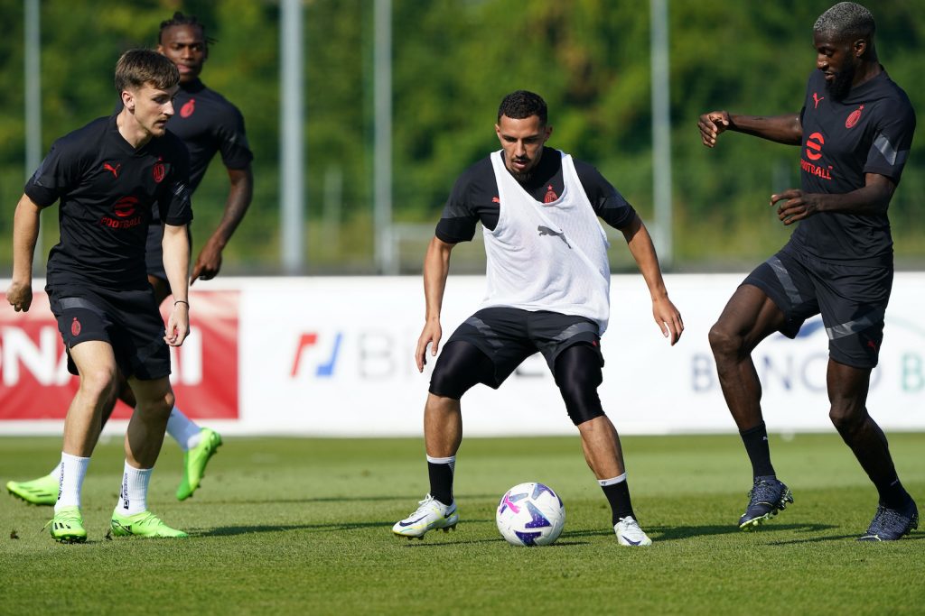 Saelemaekers Bennacer Bakayoko AC Milan allenamento Milan ritiro Austria Villach