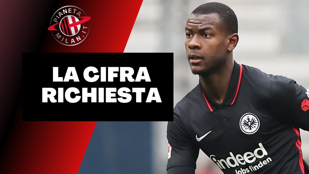 Evan N'Dicka, calciatore dell'Eintracht Francoforte (getty images)