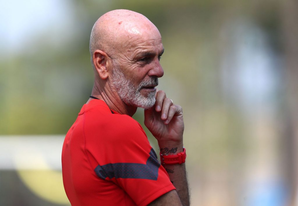 Stefano Pioli AC Milan allenamento Milanello