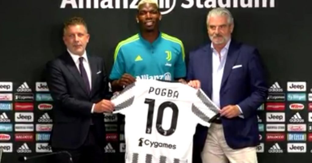 La presentazione di Pogba alla Juventus