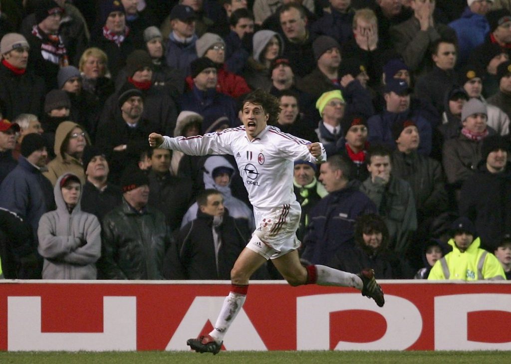 Hernan Crespo, qui con la maglia del Milan