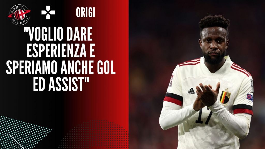 Divock Origi, attaccante del Milan, parla al canale ufficiale del club
