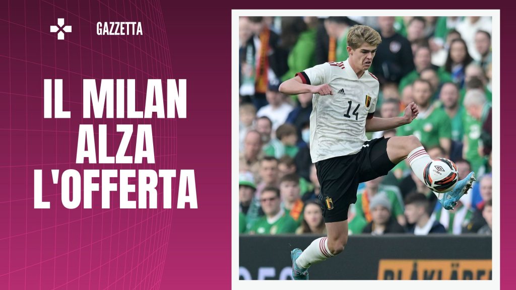Charles De Ketelaere, calciatore che piace al Milan (getty images)
