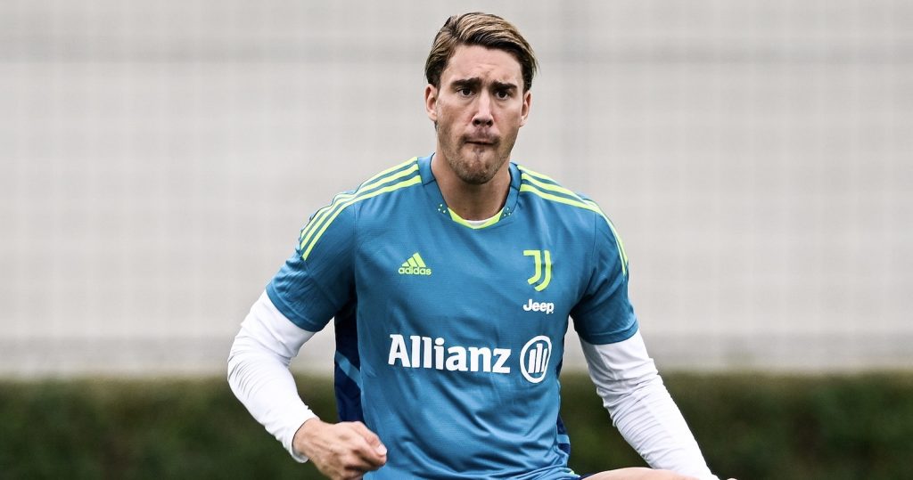 Dusan Vlahovic allenamento Juventus