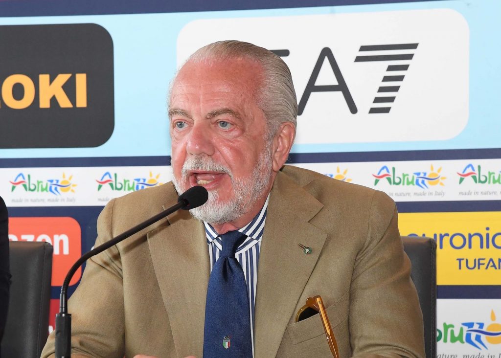 Aurelio De Laurentiis Napoli conferenza stampa