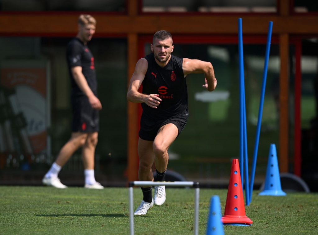 L'allenamento del Milan 20 luglio 2022