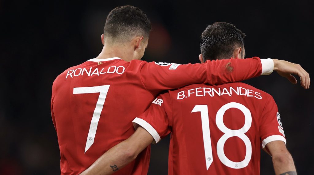 Cristiano Ronaldo Bruno Fernandes Manchester United