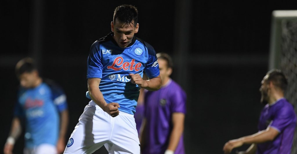 Hirving Lozano Napoli amichevole Napoli-Adana Demirspor 2-2