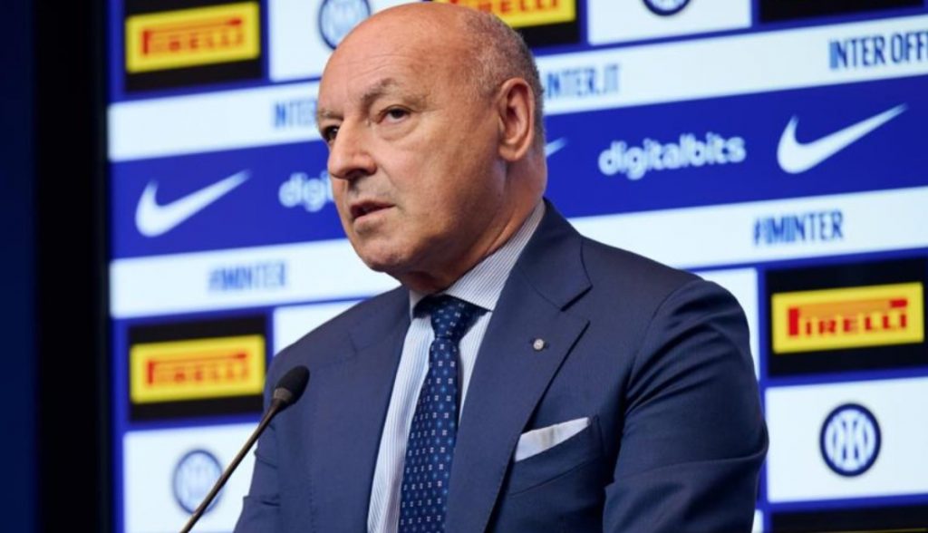 Beppe Marotta, ad dell'Inter, parla di Dybala
