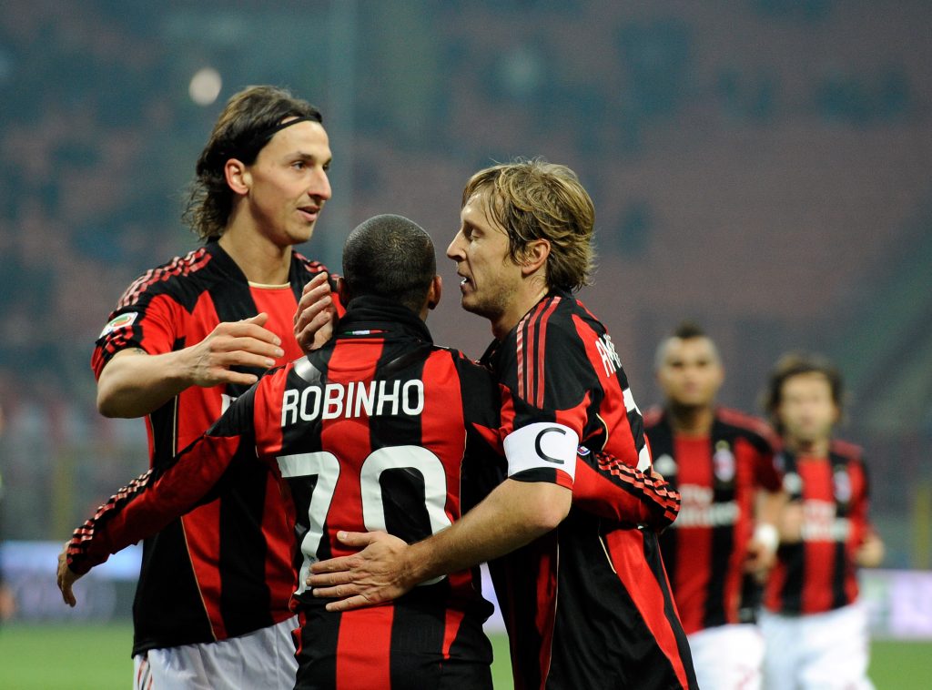Zlatan Ibrahimović Massimo Ambrosini Robinho