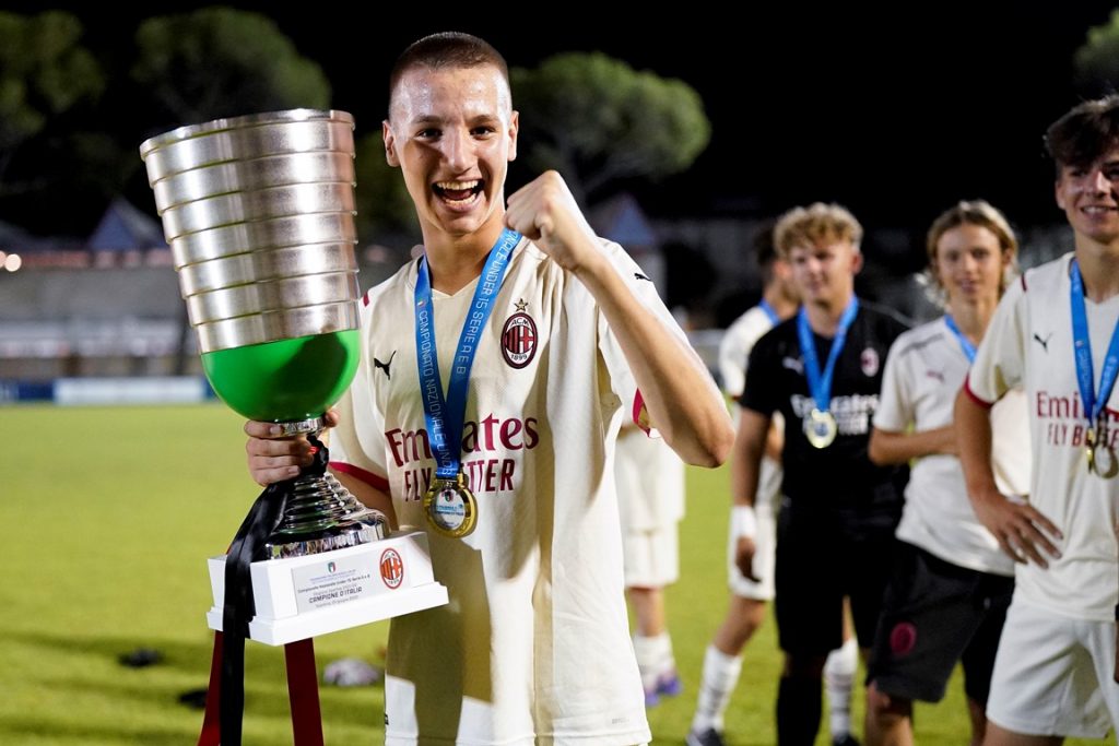 Francesco Camarda, attaccante del Milan Under-15