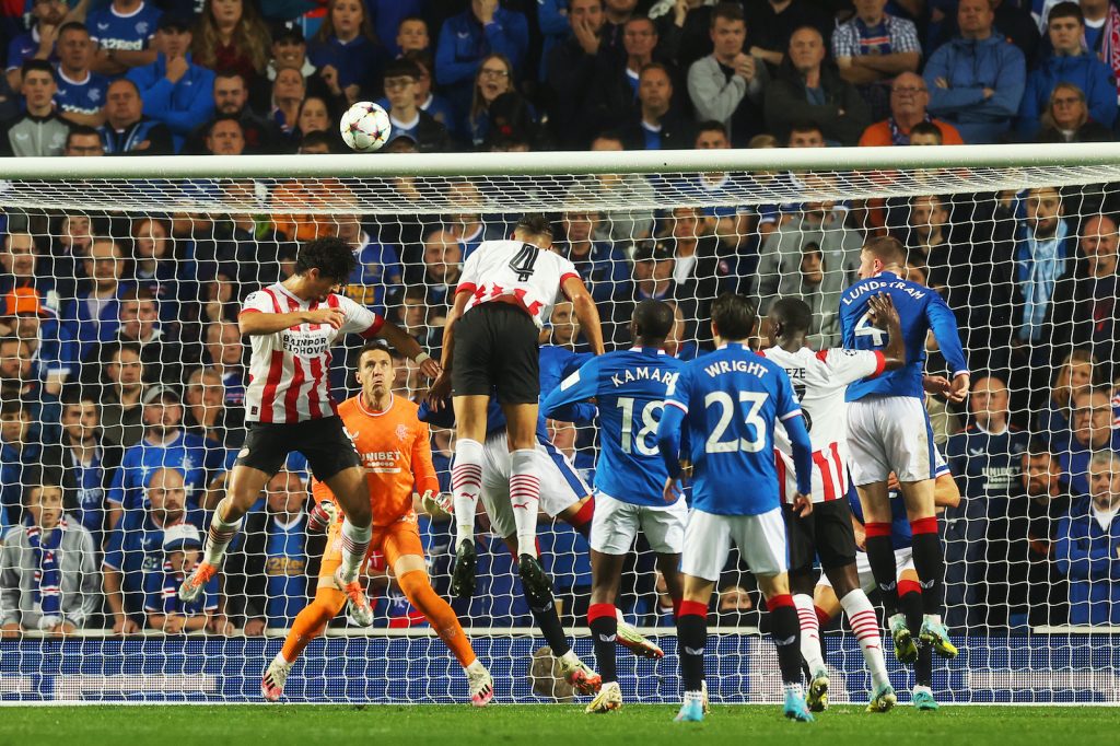 gol Obispo Rangers-PSV 2-2 preliminari Champions League 2022-2023