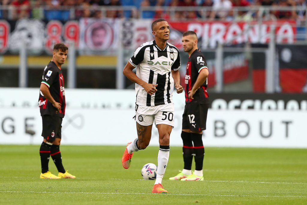Rodrigo Becão Udinese Milan-Udinese 4-2 Serie A 2022-2023