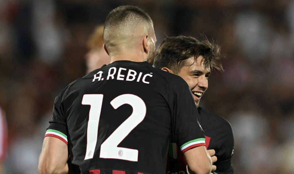Rebic Brahim Díaz AC Milan amichevole Vicenza-Milan 1-6