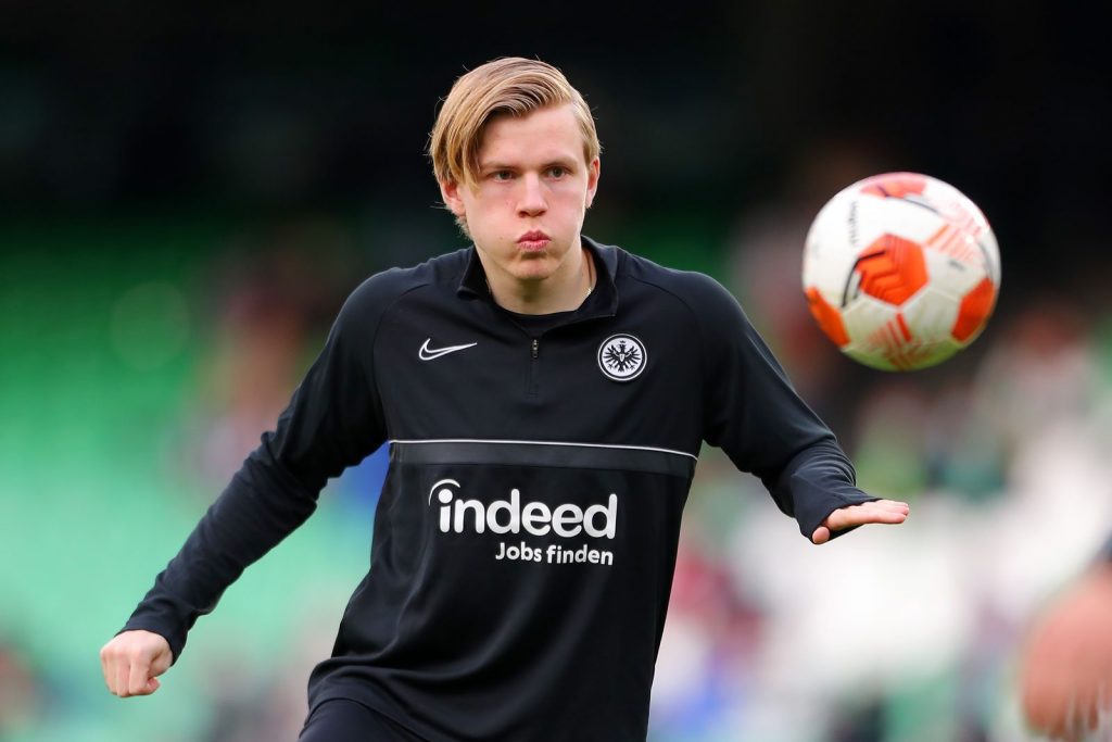 Jens Petter Hauge, ex Milan, passa dall'Eintracht Francoforte al Gent in prestito (Getty Images)