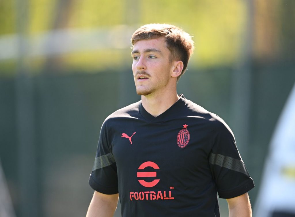 Alexis Saelemaekers, esterno destro del Milan, ha segnato il suo primo gol in Serie A contro il Bologna (Getty Images)