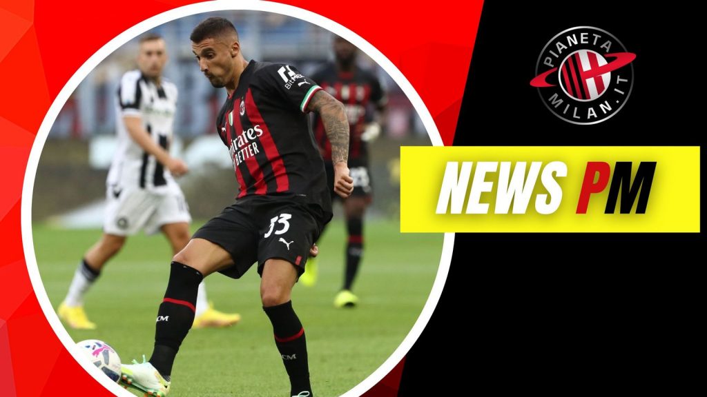 Rade Krunic, centrocampista del Milan, è infortunato al retto femorale sinistro e salterà la gara con l'Atalanta (Getty Images)