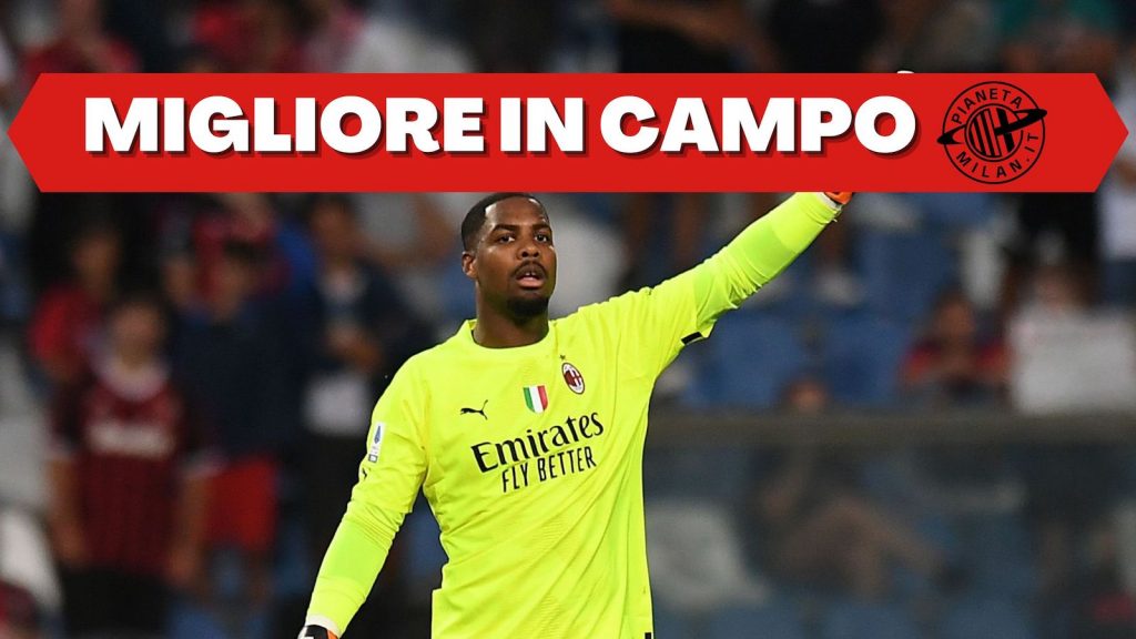 Mike Maignan AC Milan Sassuolo-Milan 0-0 Serie A 2022-2023