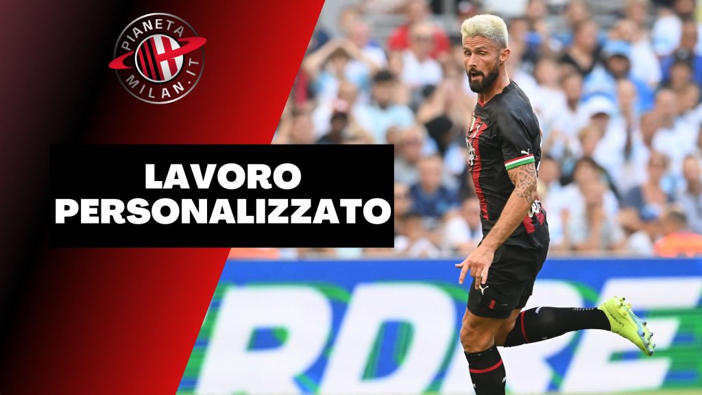 Milan, oggi Giroud ha svolto allenamento personalizzato | News (getty images)