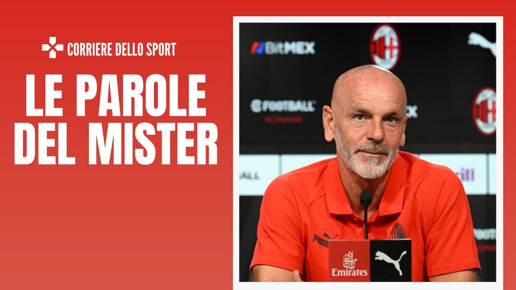 Stefano Pioli AC Milan Atalanta-Milan conferenza stampa