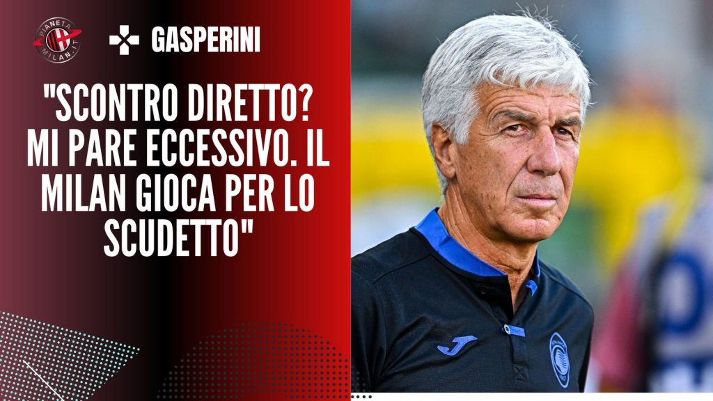 Gasperini parla in conferenza stampa alla vigilia della sfida contro il Milan (Getty Images)