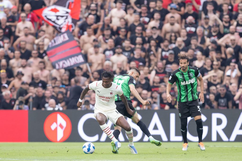 Rafael Leao AC Milan Sassuolo-Milan 0-3 Serie A 2021-2022