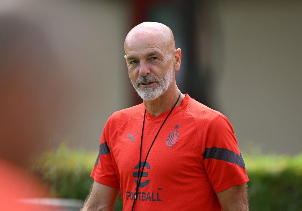 Stefano Pioli AC Milan allenamento Milanello