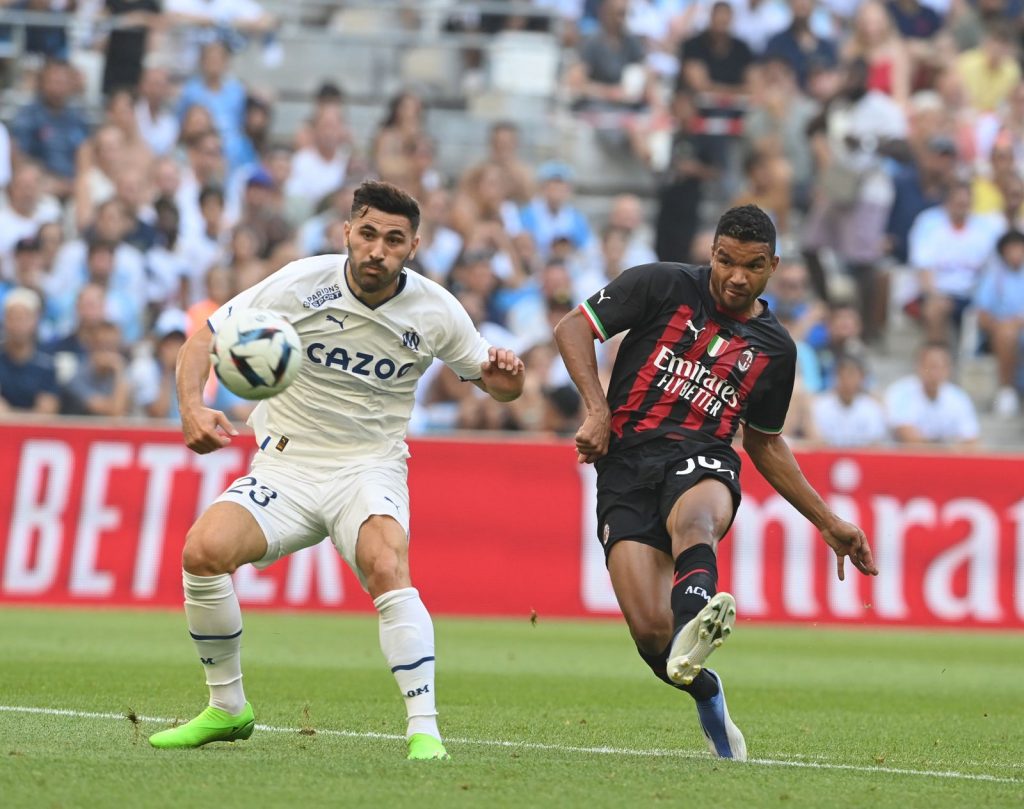 Junior Messias, calciatore del Milan, qui in occasione del gol al Marsiglia