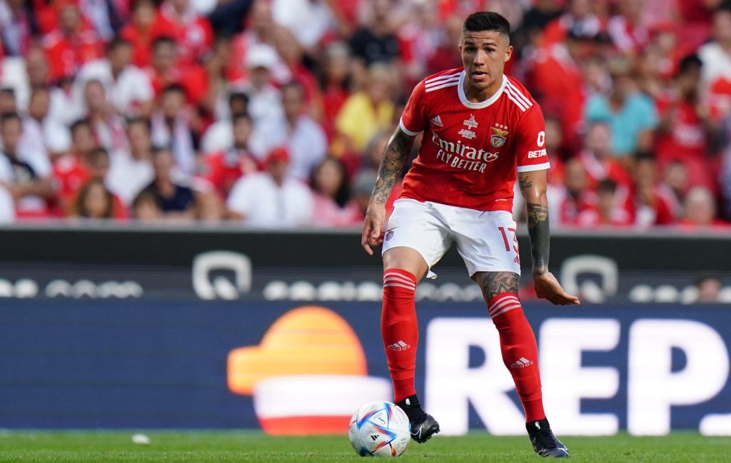 Enzo Fernandez, centrocampista del Benfica (Getty Images)