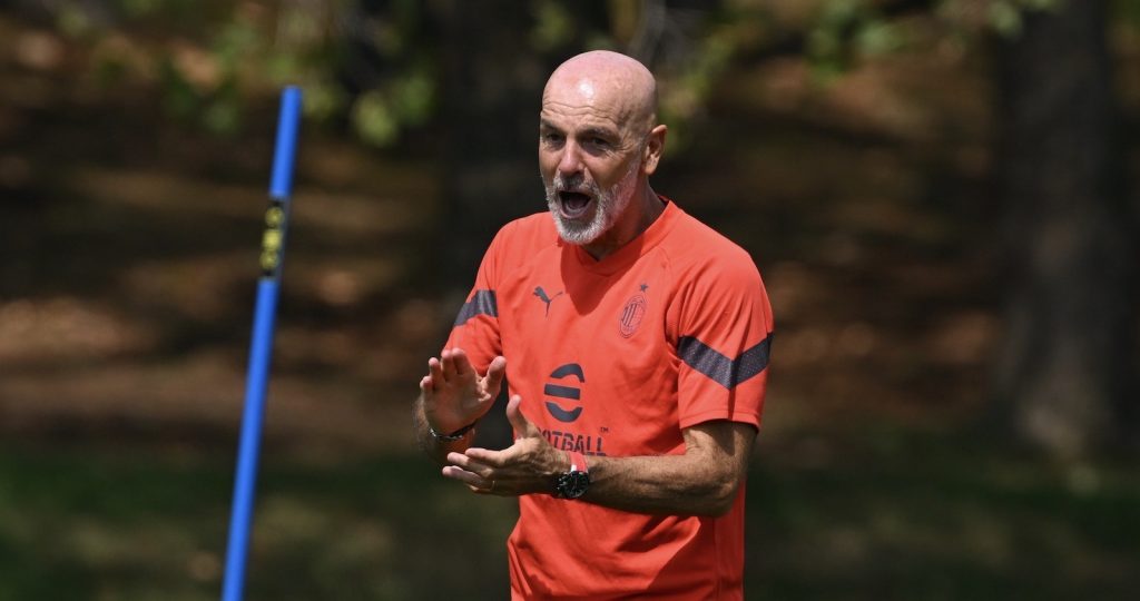 Stefano Pioli AC Milan allenamento Milanello