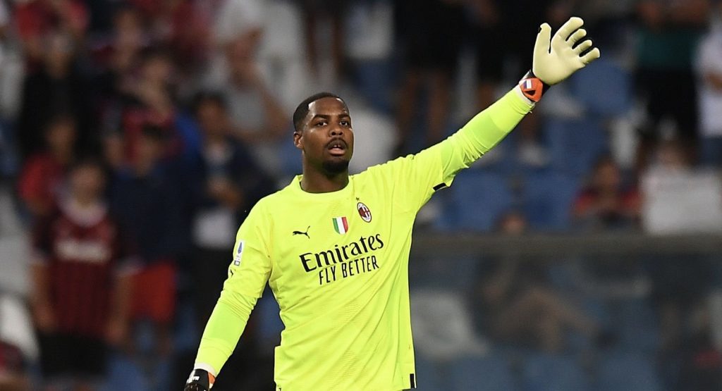 Mike Maignan AC Milan Sassuolo-Milan 0-0 Serie A 2022-2023