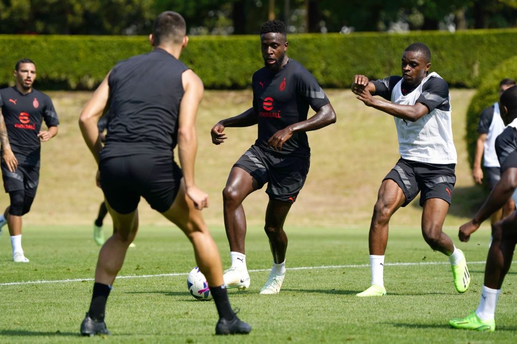 L'allenamento del Milan del 9 agosto 2022 (Getty Images)