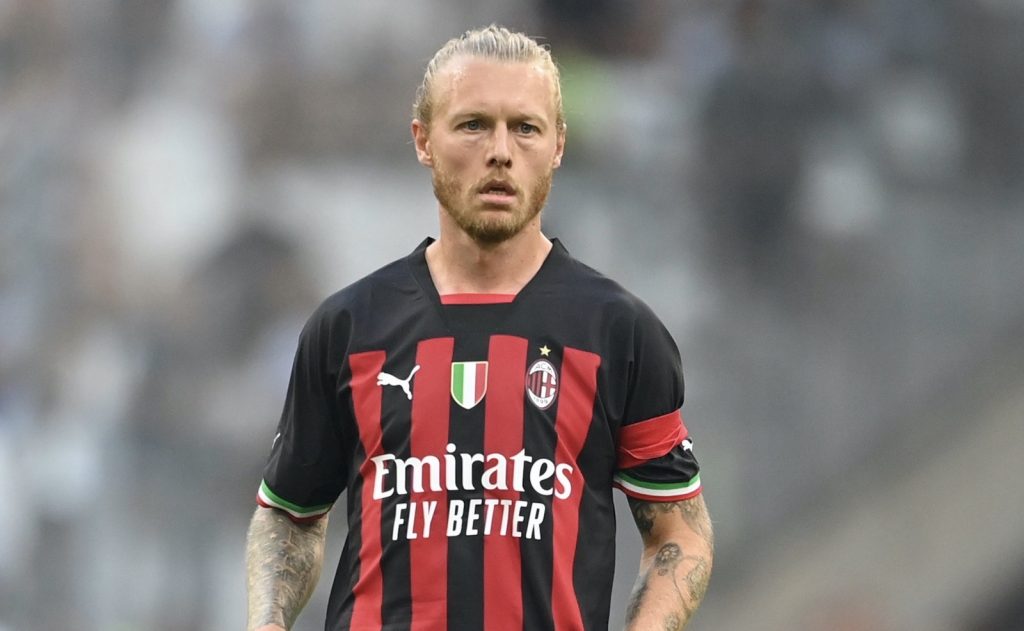 Simon Kjaer AC Milan amichevole Olympique Marsiglia-Milan 0-2