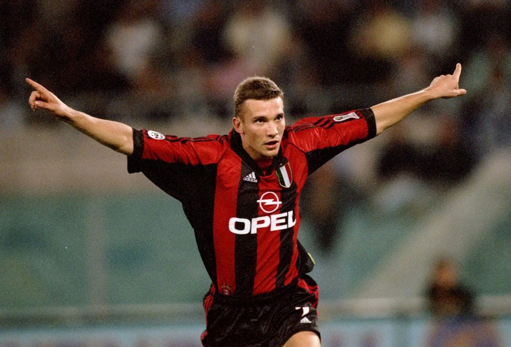 Andriy Shevchenko, ex attaccante del Milan (Getty Images)