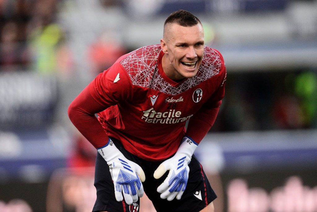 Lukasz Skorupski, portiere del Bologna (Getty Images)